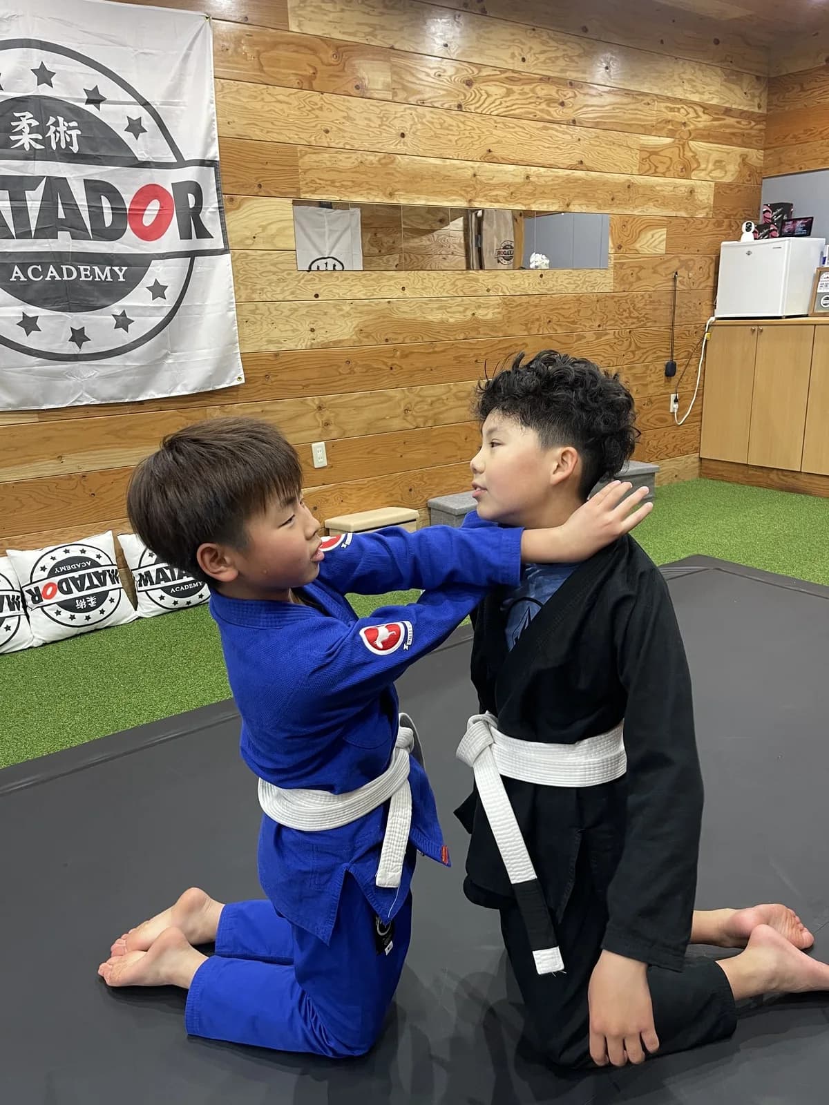 子ども同士の柔術練習