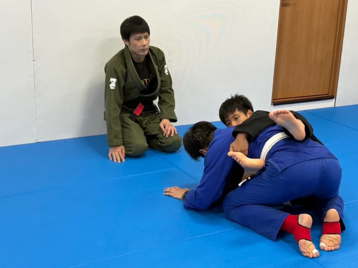 柔術の練習風景