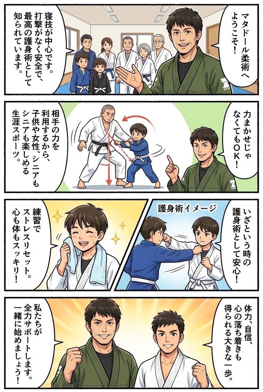 マタドール柔術の練習風景